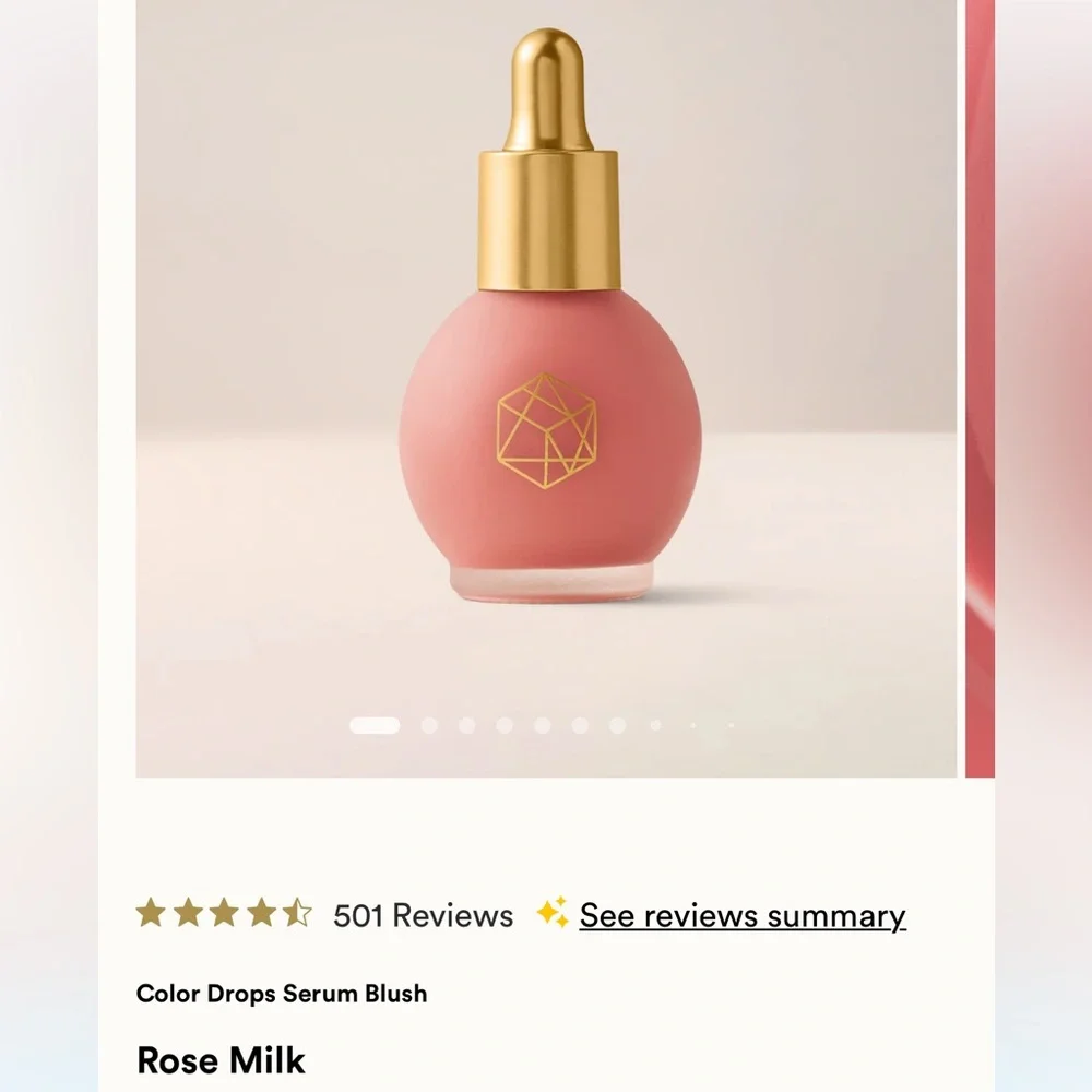 EM Color Drops Serum Blush pick from 4 gorgeous shades for dewy youthful finish